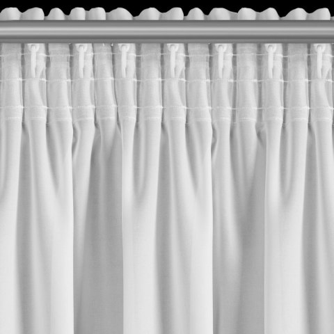 FIRANA GOTOWA GABRIELA NA TAŚMIE 140 X 270 CM BIAŁY