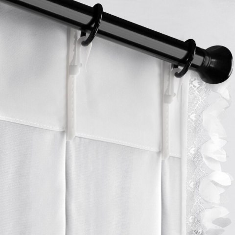 FIRANA GOTOWA LORETA 80 X 270 CM BIAŁY