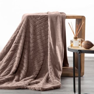 KOC KATE 150 X 200 CM CIEMNOBEŻOWY