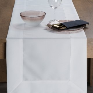 OBRUS LUCY 40 X 140 CM BIAŁY