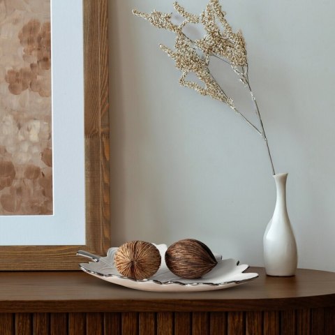 PATERA DEKORACYJNA ALMA (01) 30 X 14 X 4 CM BIAŁY