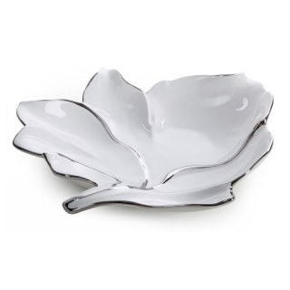 PATERA DEKORACYJNA NERIS (01) 35 X 33 X 7 CM BIAŁY