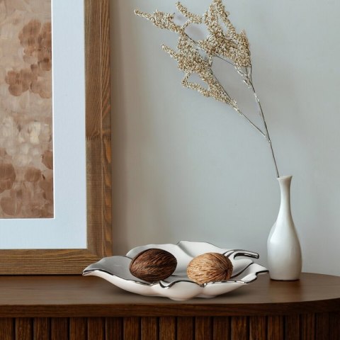 PATERA DEKORACYJNA NERIS (01) 35 X 33 X 7 CM BIAŁY