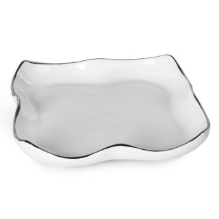PATERA DEKORACYJNA TONY (01) 25 X 25 X 6 CM BIAŁY