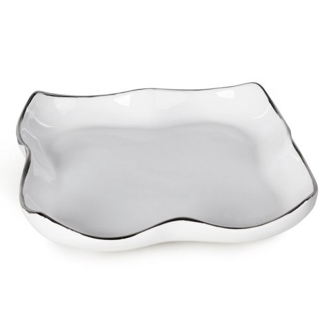 PATERA DEKORACYJNA TONY (01) 25 X 25 X 6 CM BIAŁY