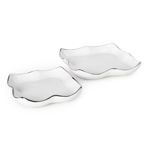 PATERA DEKORACYJNA TONY (01) 25 X 25 X 6 CM BIAŁY