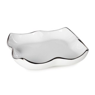 PATERA DEKORACYJNA TONY (02) 20 X 20 X 5 CM BIAŁY