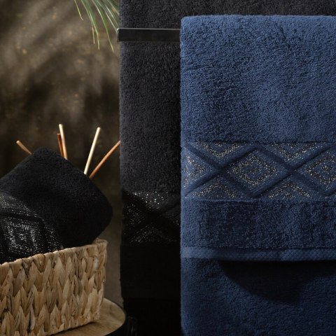 RĘCZNIK AZARI (06) 70 X 140 CM CZARNY