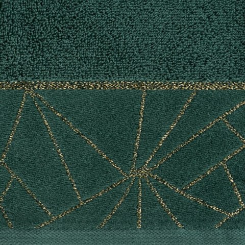 RĘCZNIK CLEO (06) 50 X 90 CM CIEMNOZIELONY