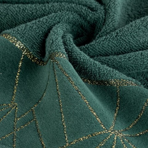 RĘCZNIK CLEO (06) 50 X 90 CM CIEMNOZIELONY