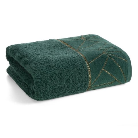 RĘCZNIK CLEO (06) 70 X 140 CM CIEMNOZIELONY