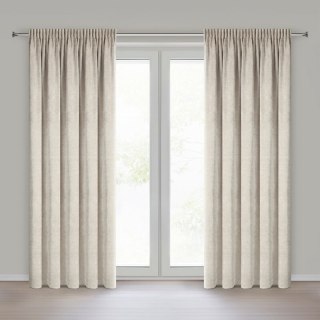 ZASŁONA GOTOWA NESKA NA TAŚMIE 140 X 270 CM JASNOBEŻOWY