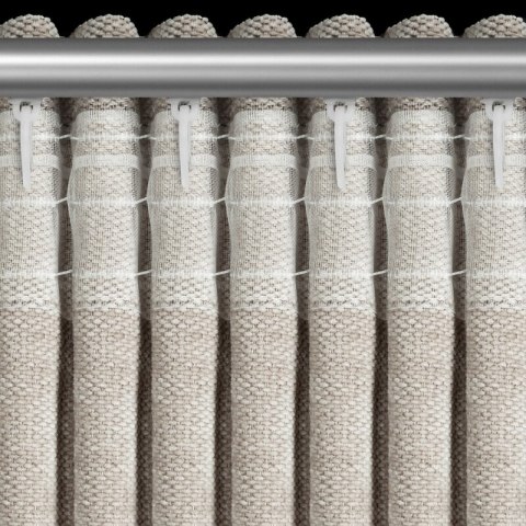 ZASŁONA GOTOWA NESKA NA TAŚMIE 140 X 270 CM JASNOBEŻOWY