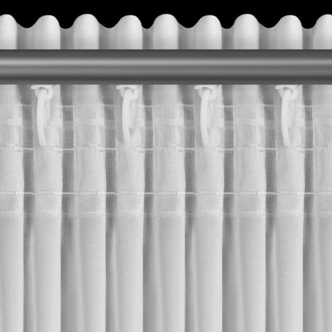 ZASŁONA GOTOWA ROSES 8 NA TAŚMIE 300 X 120 CM BIAŁY