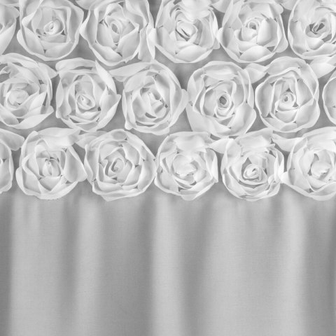 ZASŁONA GOTOWA ROSES 9 140 X 250 CM BIAŁY