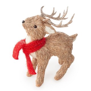 FIGURKA ŚWIĄTECZNA 21 X 11 X 26 CM BRĄZOWY