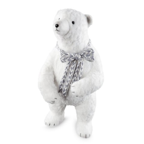 FIGURKA ŚWIĄTECZNA 28 X 27 X 53 CM BIAŁY