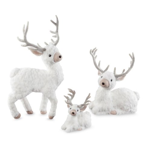 FIGURKA ŚWIĄTECZNA A 27 X 17 X 35 CM BIAŁY