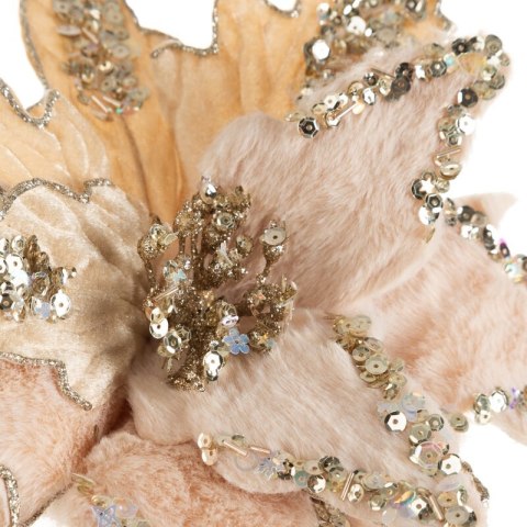 KWIAT ŚWIĄTECZNY 275 O 40 X 35 CM BEŻOWY