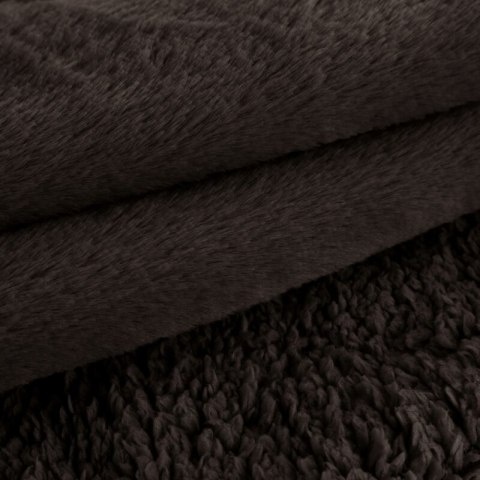 NARZUTA NINA 170 X 210 CM CIEMNOBRĄZOWY