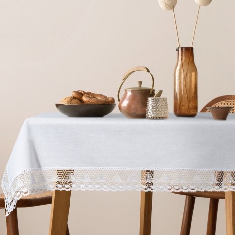 OBRUS NATALY 140 X 220 CM BIAŁY