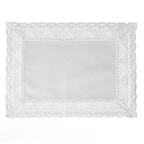 OBRUS NATALY 30 X 40 CM BIAŁY