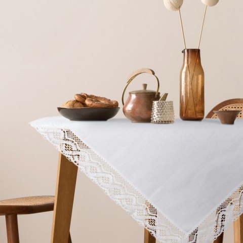 OBRUS SUSAN 85 X 85 CM BIAŁY