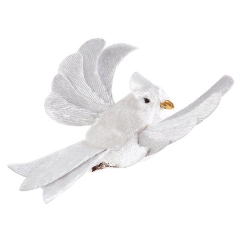 OZDOBA ŚWIĄTECZNA 493 12 X 10 X 7 CM BIAŁY