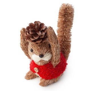 OZDOBA ŚWIĄTECZNA 513 12 X 8 X 14 CM BRĄZOWY