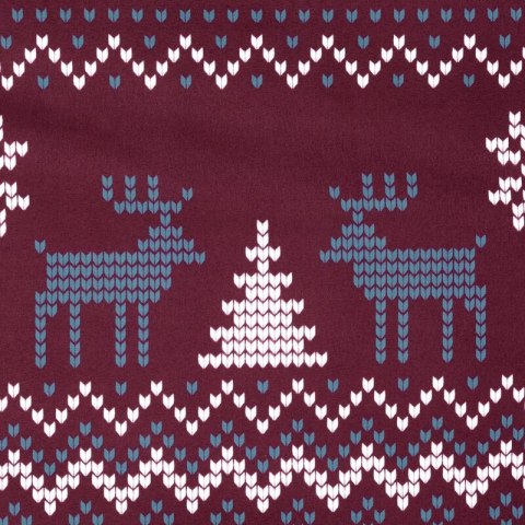 ŚWIĄTECZNY KOMPLET POŚCIELI MATT 220 X 200 CM BORDOWY