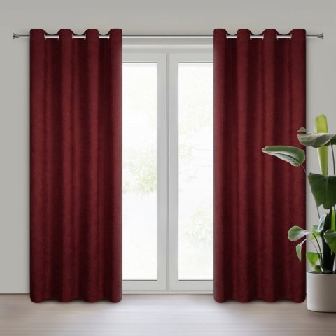 ZASŁONA GOTOWA ADA 140 X 250 CM BORDOWY