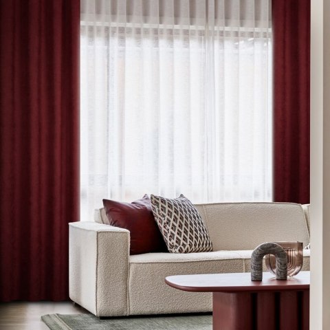 ZASŁONA GOTOWA ADA 140 X 250 CM BORDOWY