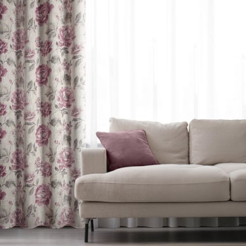 ZASŁONA GOTOWA DAVENA 140 X 250 CM NATURALNY