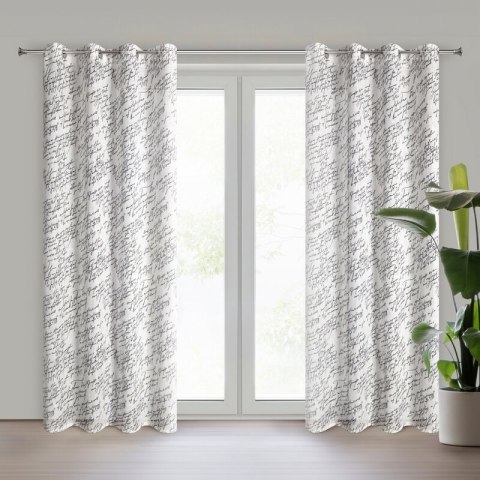 ZASŁONA GOTOWA EDITH 140 X 250 CM NATURALNY