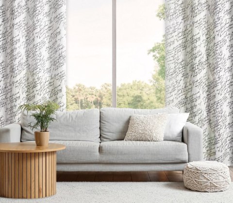 ZASŁONA GOTOWA EDITH 140 X 250 CM NATURALNY