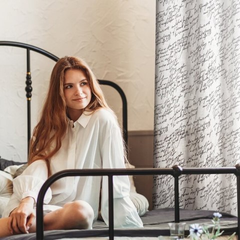 ZASŁONA GOTOWA EDITH 140 X 250 CM NATURALNY