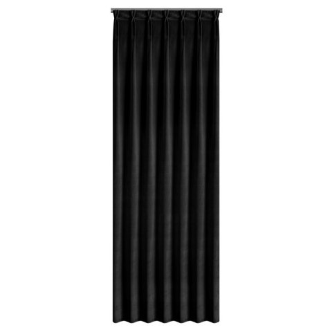 ZASŁONA GOTOWA MELANIE 80 X 270 CM CZARNY
