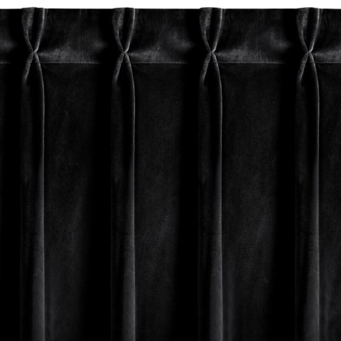 ZASŁONA GOTOWA MELANIE 80 X 270 CM CZARNY