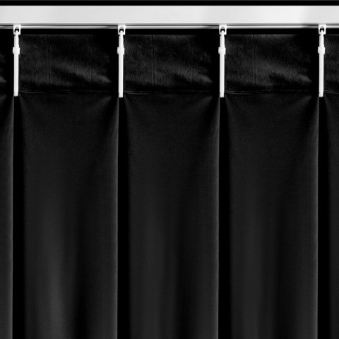 ZASŁONA GOTOWA MELANIE 80 X 270 CM CZARNY