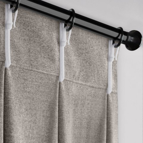 ZASŁONA GOTOWA NELISA 125 X 270 CM CIEMNOBEŻOWY