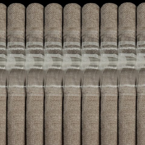 ZASŁONA GOTOWA VANI NA TAŚMIE 140 X 270 CM BEŻOWY