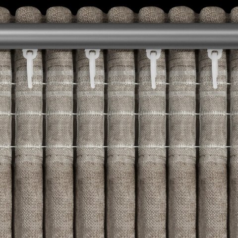 ZASŁONA GOTOWA VANI NA TAŚMIE 140 X 270 CM BEŻOWY