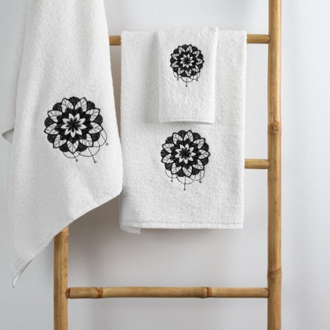 KOMPLET RĘCZNIKÓW 3 30X50 CM, 50X90 CM, 70X140 CM BIAŁY