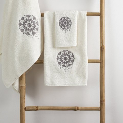 KOMPLET RĘCZNIKÓW 3 30X50 CM, 50X90 CM, 70X140 CM KREMOWY