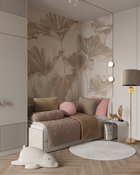 NARZUTA LEN 4 200 X 220 CM BRĄZOWY