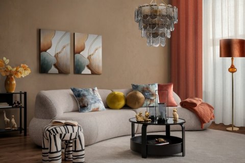 POSZEWKA LEN 43 45 X 45 CM KREMOWY