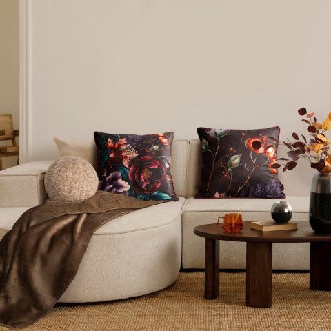 POSZEWKA VELVET 129 45 X 45 CM CEGLASTY