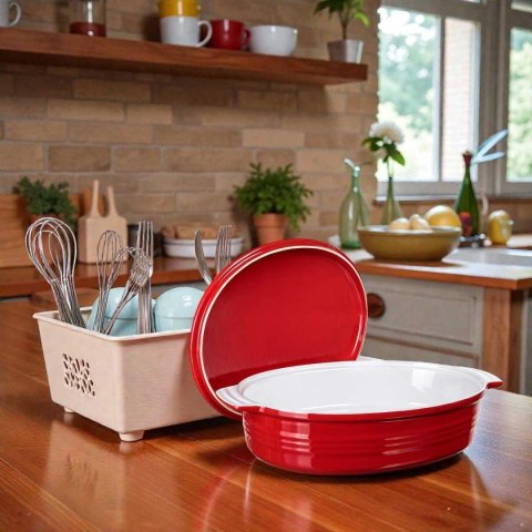 BRYTFANNA CERAMICZNA Z POKRYWĄ DO ZAPIEKANIA 3,6L BANQUET CULINARIA