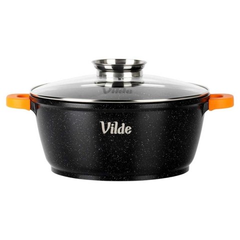 GARNEK GRANITOWY 5,8L 28cm Z POKRYWĄ Z AROMATYZEREM TERRUNA 199106