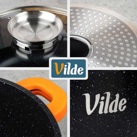 GARNEK GRANITOWY WYSOKI 6,7L 24cm Z POKRYWĄ Z AROMATYZEREM TERRUNA 199110